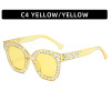 Fashionable square sunglasses, starry sky, glasses solar-powered, European style, new collection