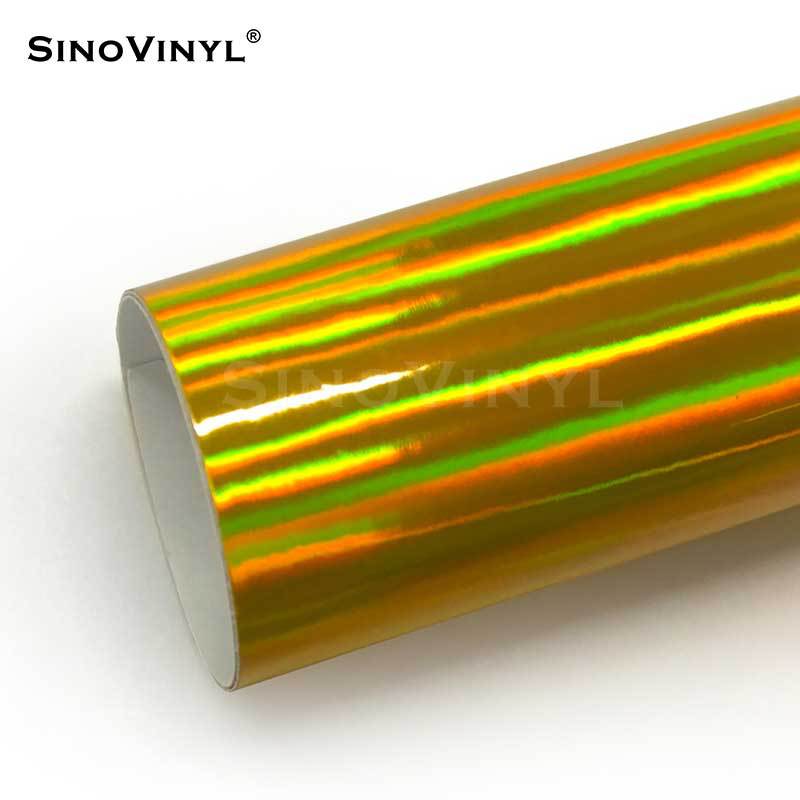 Carlake colorido galvanoplastia láser plata coche que cambia de color película color mágico camaleón toda la película del coche etiqueta engomada de la decoración del cuerpo