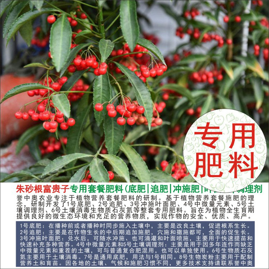 1-50斤誉中奥富贵子金玉满堂专用有机肥复合肥底肥追肥叶面肥水溶