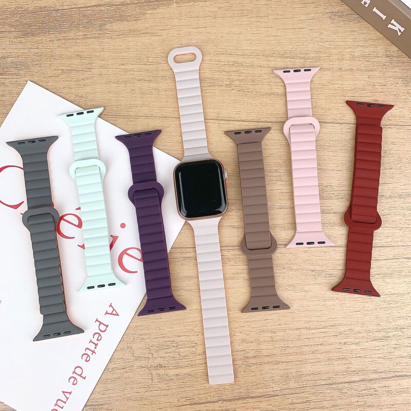 Second-generation slim magnetic watch strap suitable for Apple iwatch 456789S1011 watch wristband apple watch strap