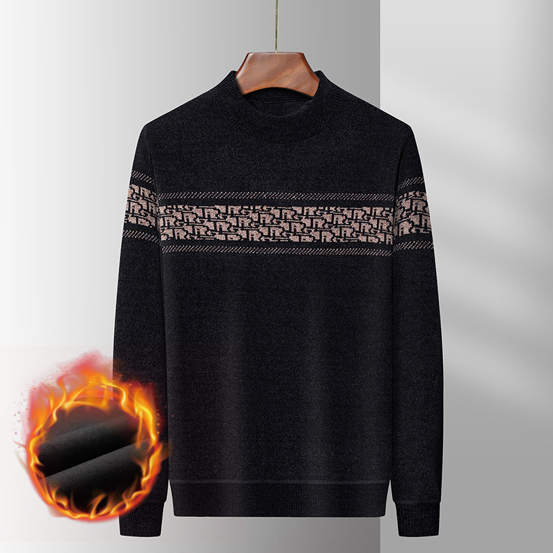 B203 검은 셔닐 기모 두껍게