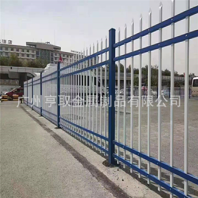 工厂现货围墙隔离锌钢护栏 锌钢道路护栏 铁艺围墙锌钢护栏