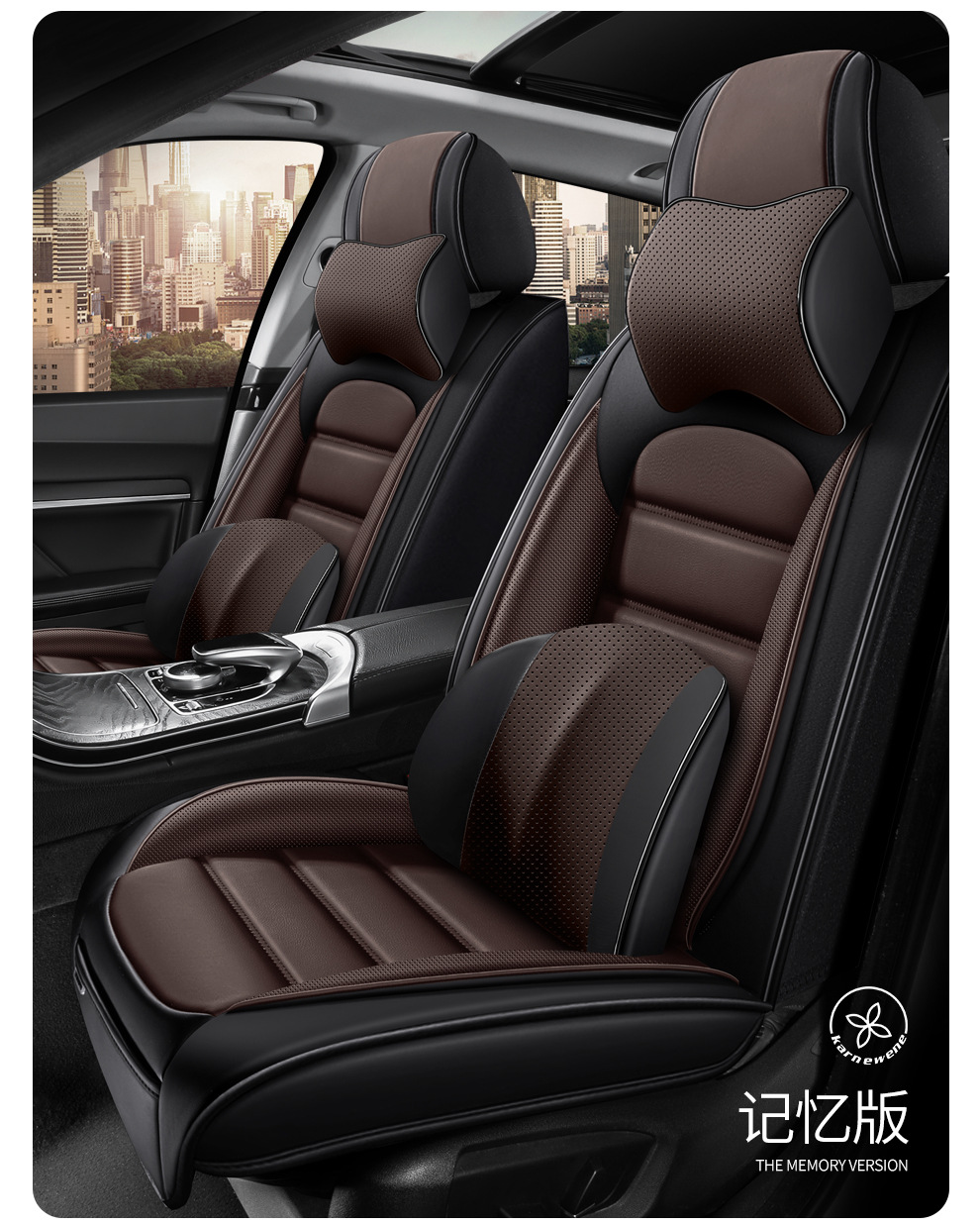 Full-Coverage Car Seat Cushion Cover, Nappa Leather Seat Cover, All-Season Universal Seat Cover, Amazon Source Factory