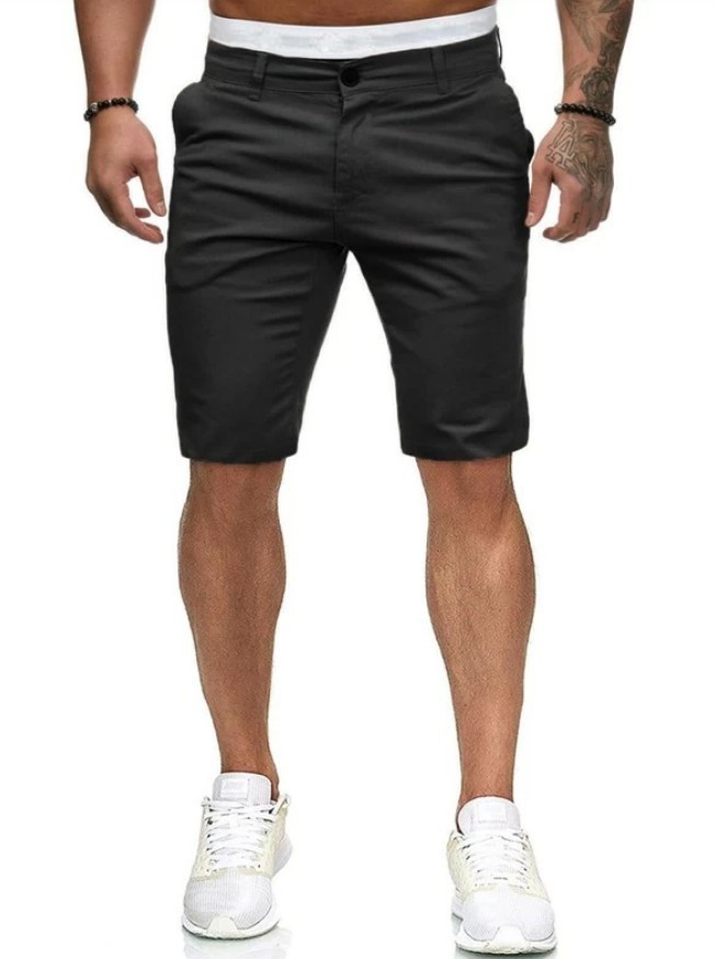 Mens Chino Shorts Casual Cotton Stretch Half Pant Cargo Combat Shorts Stylish - Picture 18 of 19