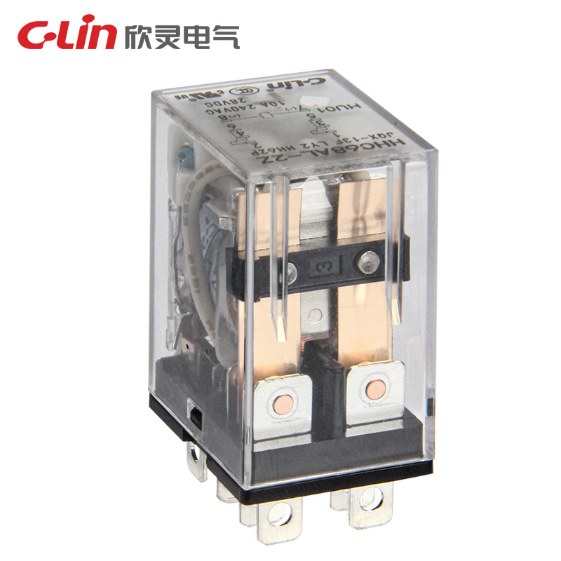 欣灵JQX-13F-2ZL小型继电器HHC68AL-2Z 电磁式中间 LY2N DC24V