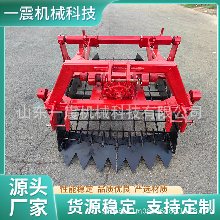 药材收获机黄芪当归丹参中药材收割机四轮拖拉机带