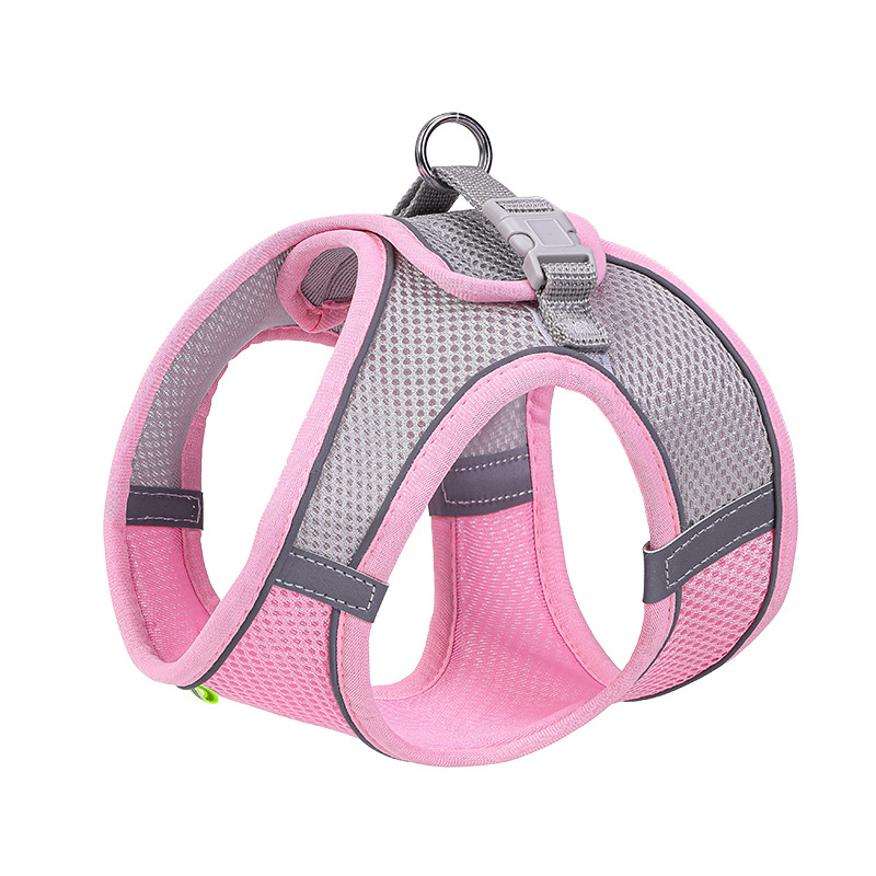 Nueva correa de pecho para mascotas chaleco correa de perro reflectante transpirable cuerda de perro suministros para mascotas al por mayor en stock