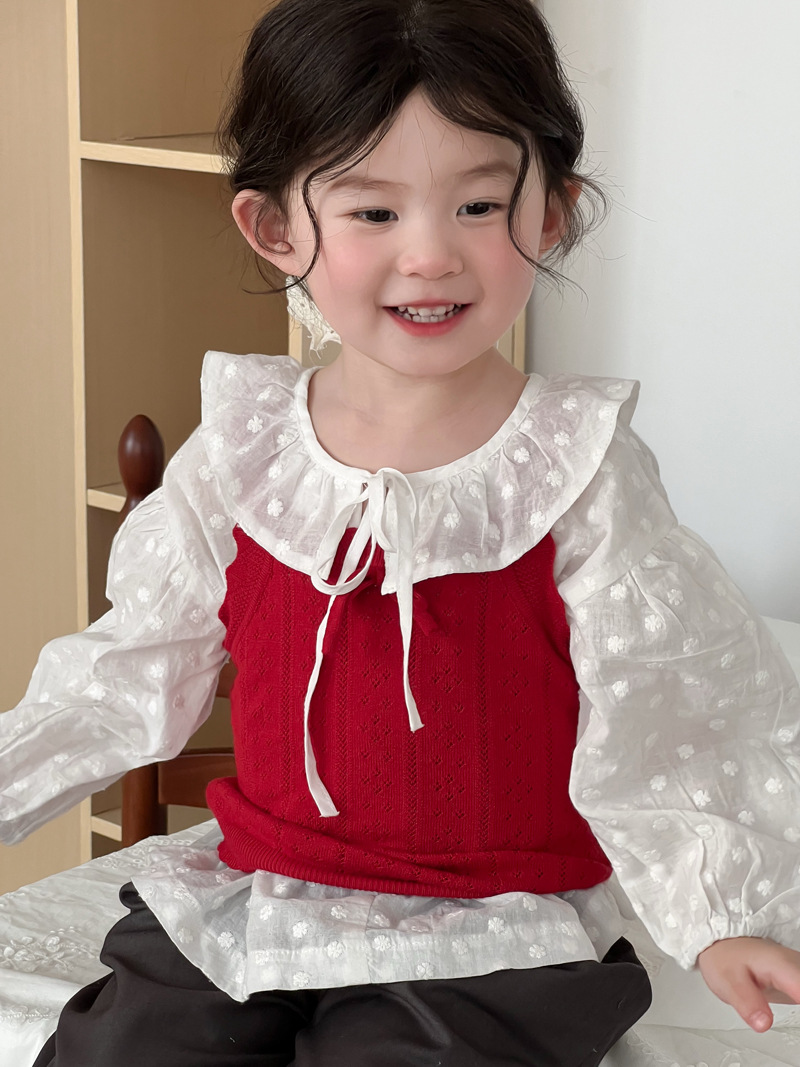 Summer children's cotton base body-friendly shirt