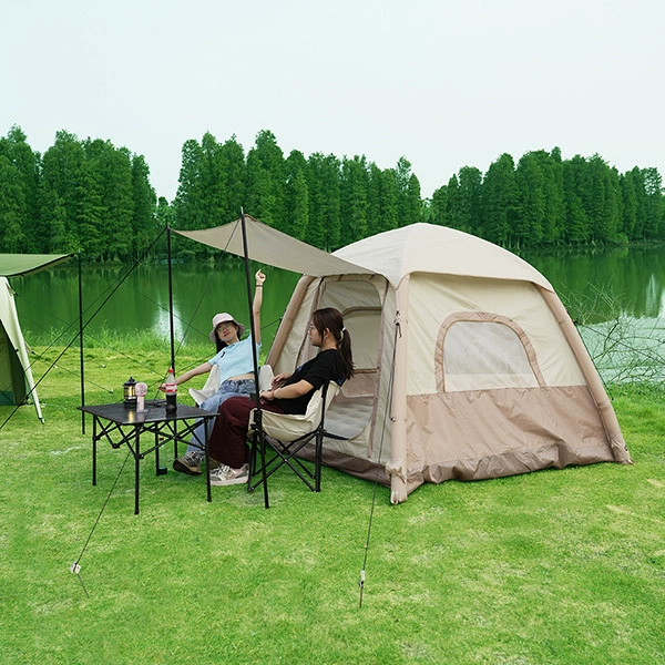 Travel automatic inflatable tent for camping, handheld folding canopy, new collection, sun protection, 2 in 1