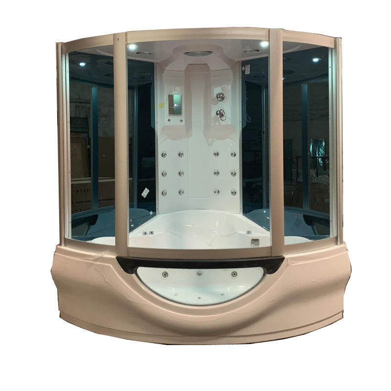 Factory Direct sales African steam sauna acupuncture massage shower room body with sea view window surfing bubble bathtub