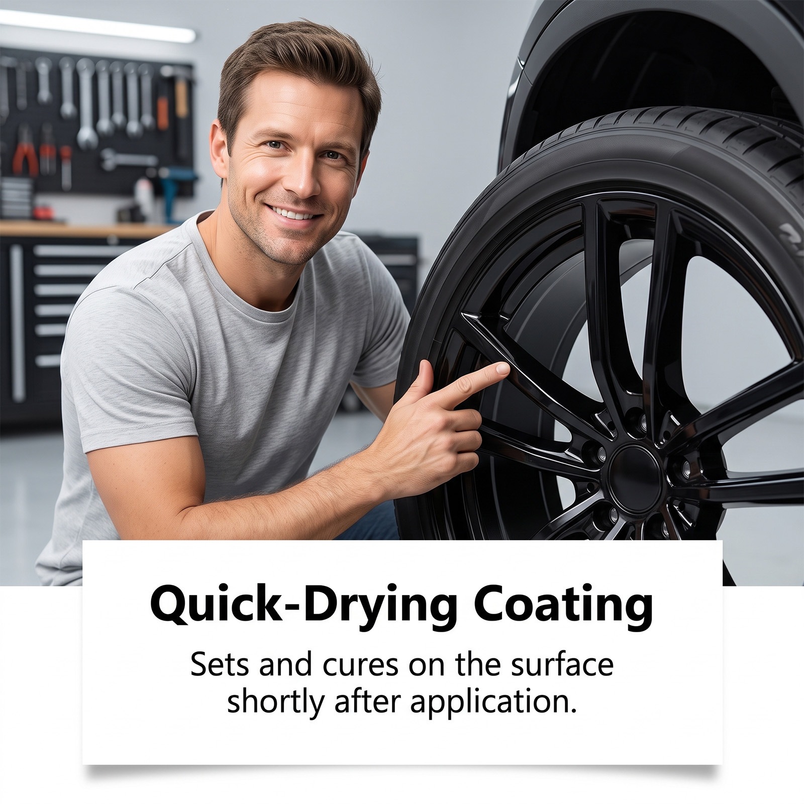 RAYHONG Wheel Scratch Repair Pen - Cleans, Removes Stains, Enhances Shine, Covers Scratches, Prevents Oxidation, Car Beauty and Maintenance