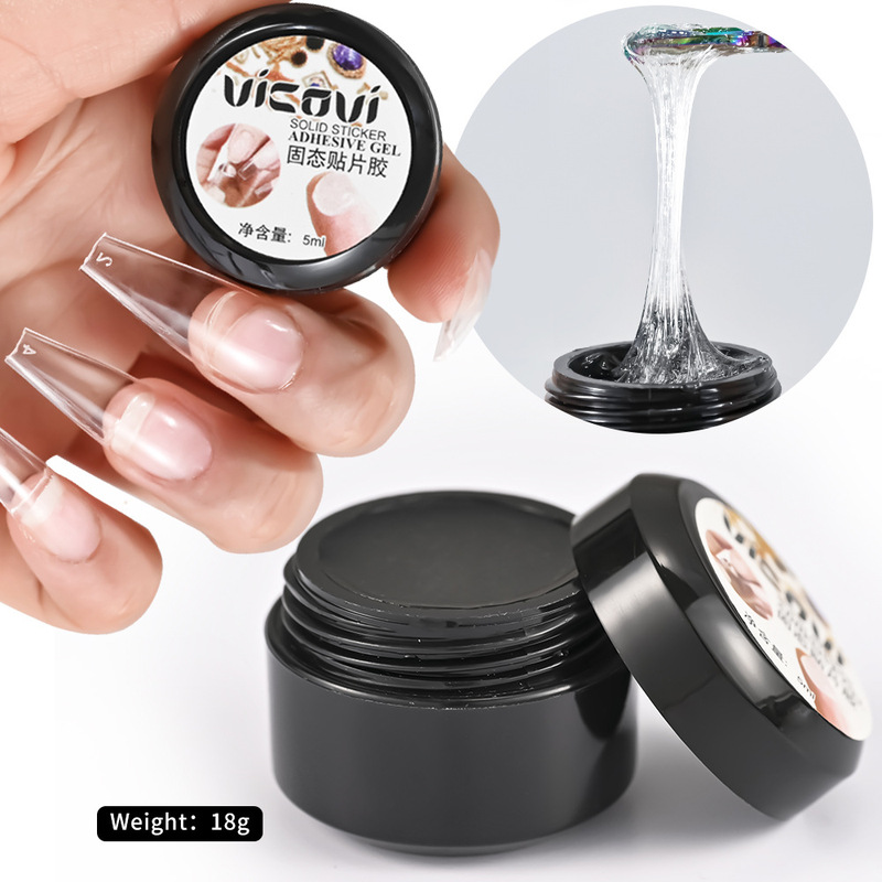5ml Solid Patch Adhesive Nail Glue Transparent Gel for Nail Art Non-Flowing Gel Extension Nail Glue 5ml Solid Patch Adhesive Nail Glue Transparent Gel for Nail Art Non-Flowing Gel Extension Nail Glue