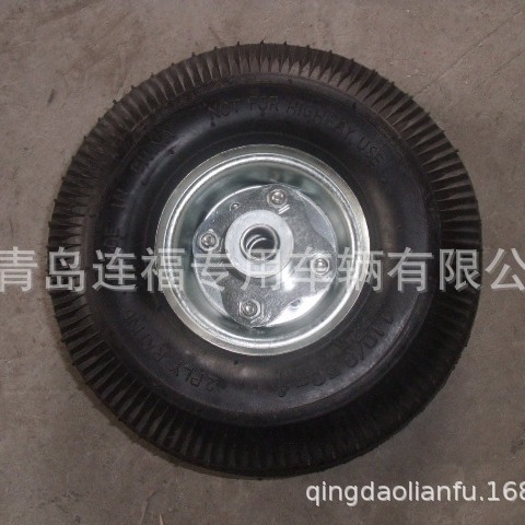 供应外贸3.50-4小花充气轮 工具车轮胎 橡胶轮胎 欢迎洽谈