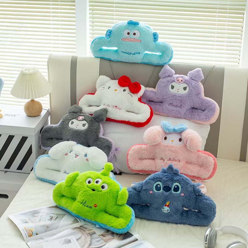 卡通儿童安全座椅前置防撞垫电动车小孩挡头保护垫护头垫加厚靠垫