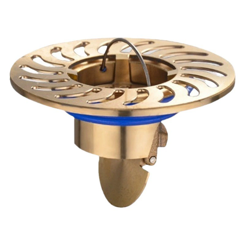 Большой фильтр против запаха, слив для пола, канализация для ванной комнаты, защита от возврата, артефакт, уплотнительная крышка, полностью медный, универсальный внутренний сердечник, защита от обратного запаха