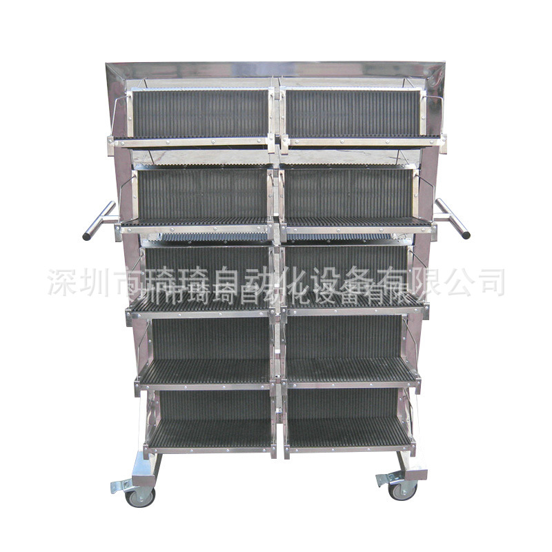 琦琦自动化 防静电挂篮车 PCB周转车 SMT周转架防静电PCB板挂篮车