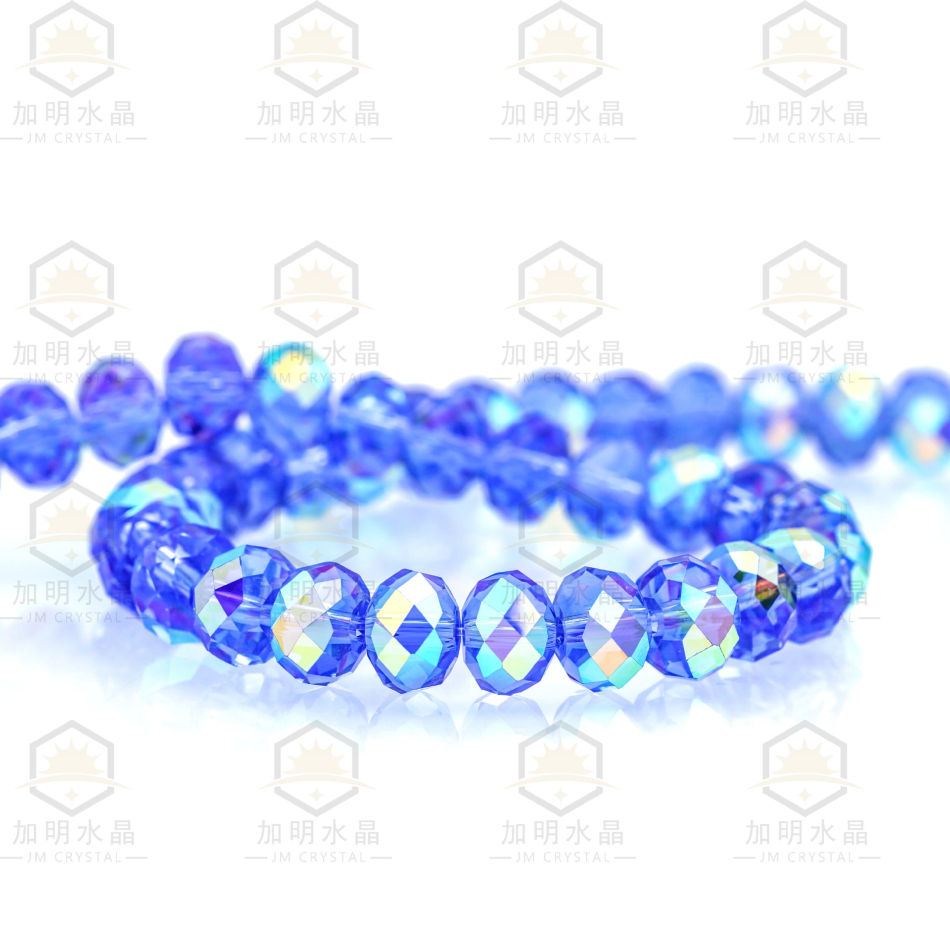 2 / 3 / 4 / 6 / 8 / 10MM imitación de Swarovski K9 buca austriaca ábaco de perforación de cristal de cristal