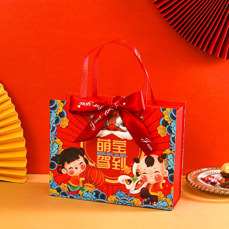 Подарочный набор в китайском стиле для новорожденных, празднование первого месяца, дня рождения и первого года жизни, милый подарок на рождение ребенка, день рождения, счастливое яйцо, сувенир, коробка с конфетами