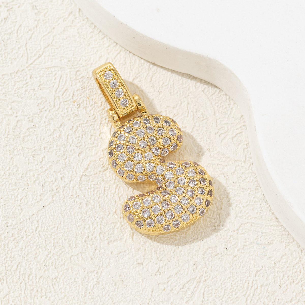 1 Piece Copper Letter Polished Pendant display picture 22