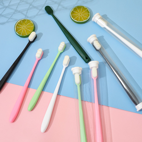 Ten Thousand Hair Toothbrush Single Pack Fine Soft Bristles Toothbrush Adult Household Pregnant Women Toothbrush Soft Bristles Manufacturer Wholesale
