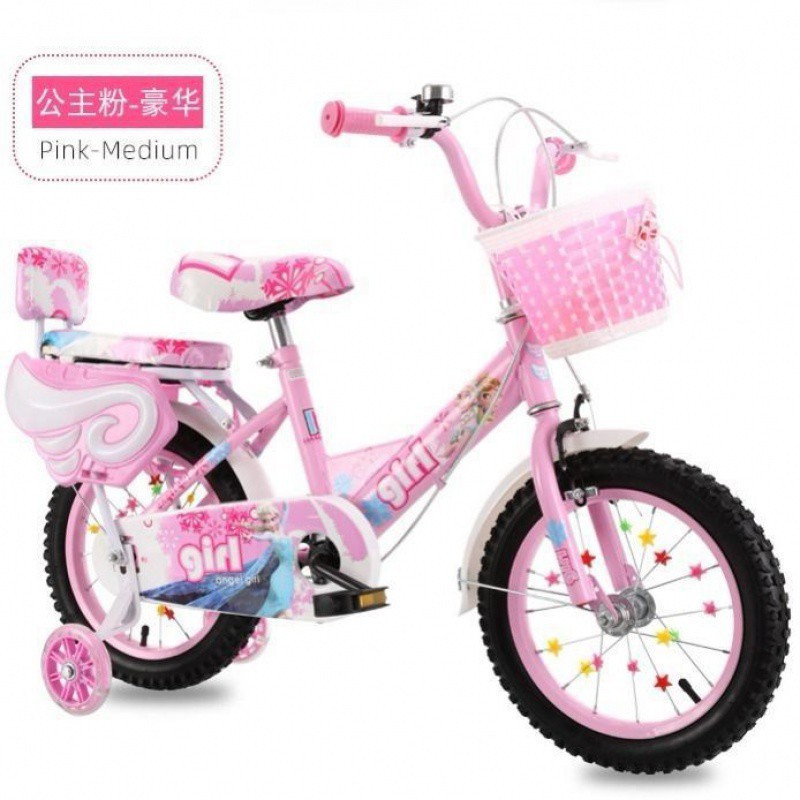 8 niños bicicleta niña Snow Strange bicicleta años coche de niños Aisha Aisha princesa pedal bebé Mai Taibao