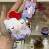 Sleeping bag kitty [red bow] - tag + chain