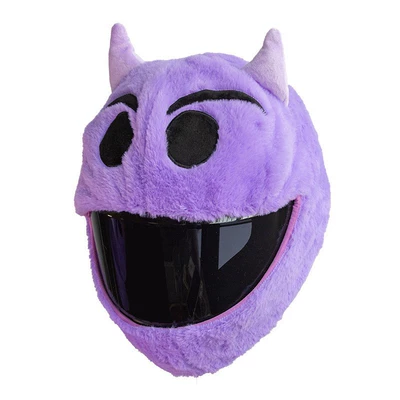 Dəbilqə (Kaska) aksesuarları | Claus Cartoon Plush Animal - purple-devil