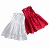 Autumn children's dress, lace small princess costume sleevless, western style, special occasion clothing