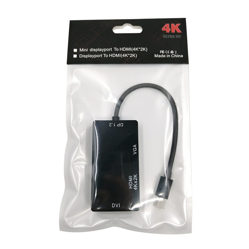 DP to HDMI VGA DVI конвертер три-в-один ноутбук мини молния ротор соединитель кросс-граница фабрика напрямую