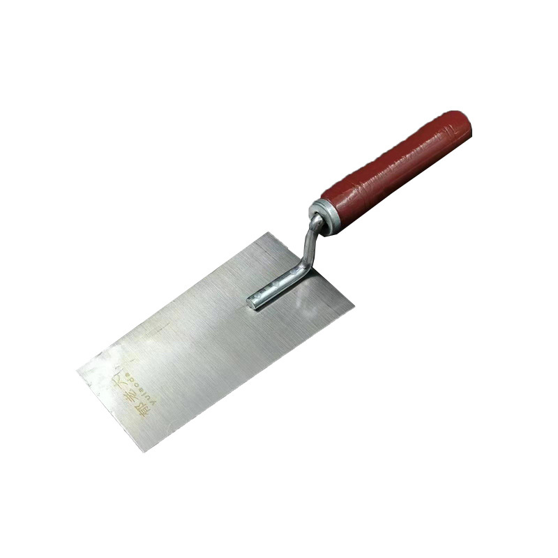 Construcción de herramientas de hardware pequeña pala para baldosas mango de madera grande, mediano y pequeño barro pala azulejo albañilería cuchillo azulejo pala