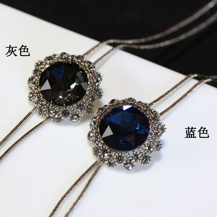 Yh ~ estilo japonés, coreano, europeo y americano exagerado moda colgante suéter largo cadena mujeres Otoño e Invierno collar accesorios decorativos joyería colgante