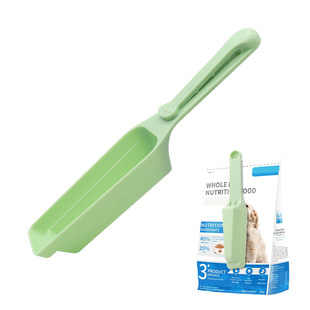 Pet Food Spoon, Dog Food Spoon, Small Dog Food Spatula with Sealing Clip, Multifunctional Food Spoon, Food Shovel, Cat Food Spoon