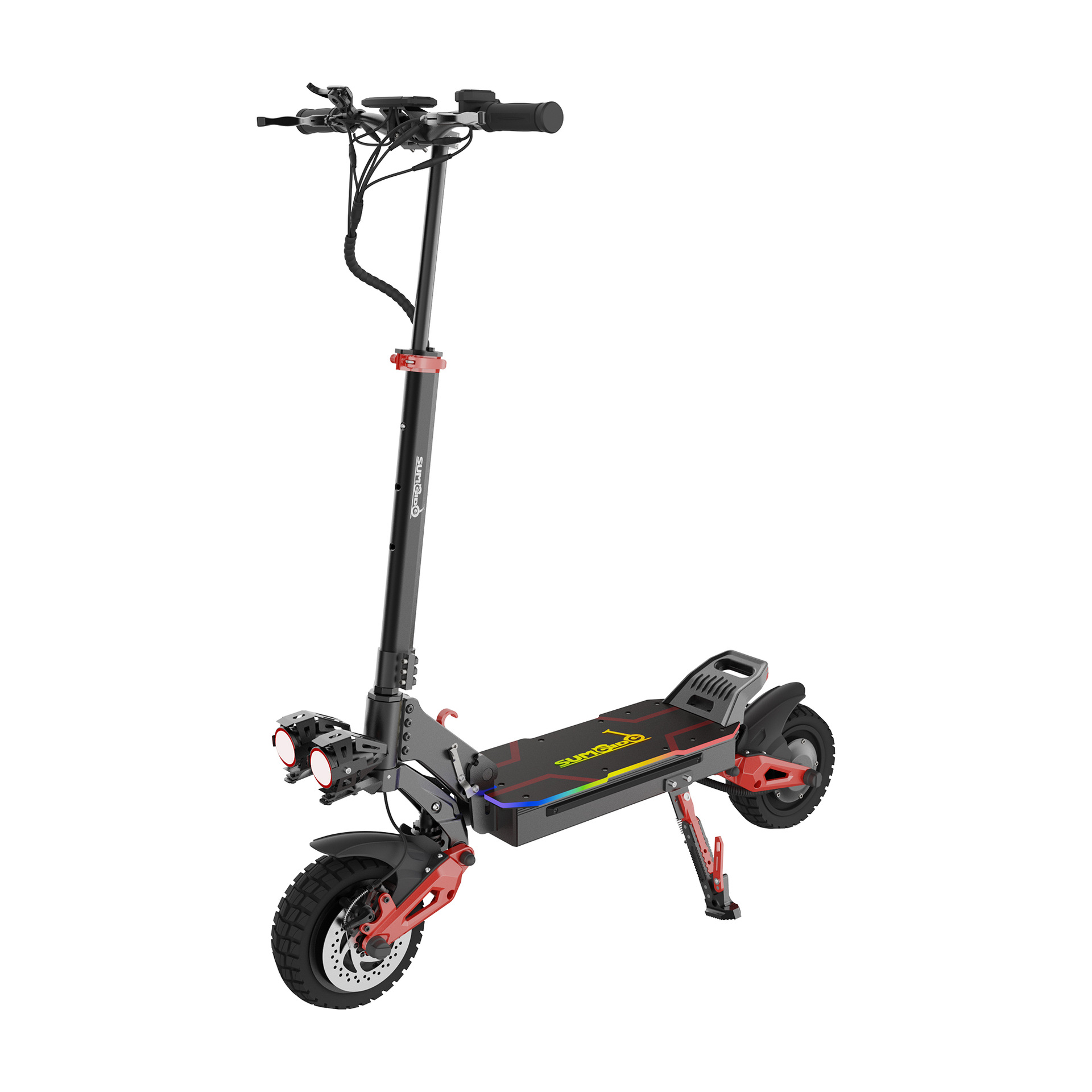 New adult foldable electric scooter with high power, long battery life, portable mini two-wheeled electric vehicle