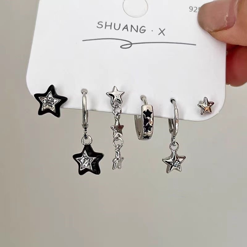 2025年トレンドイヤリングセット レディース 新作 高級感 ニッチデザイン 蝶々イヤリングセット