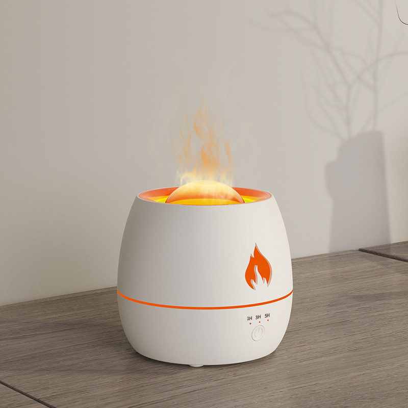 Llama humidificador llama máquina de aromaterapia colorido máquina de aromaterapia ultrasónica llama máquina de aromaterapia simulación creativa llama