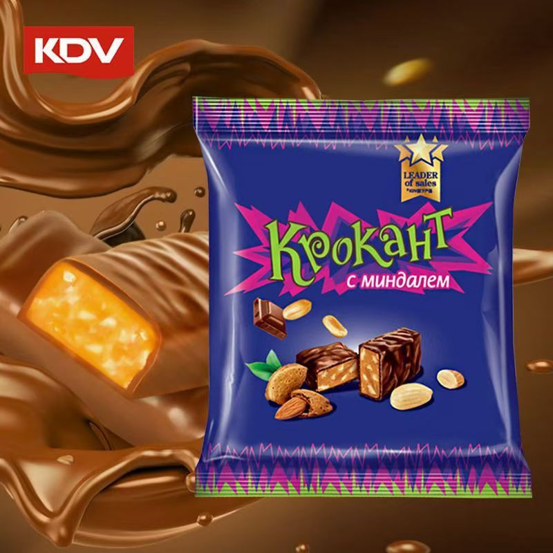 ロシア小売ウェディングチョコレート KDV ウェディングキャンディレザーキャンディパープルキャンディスナック|undefined