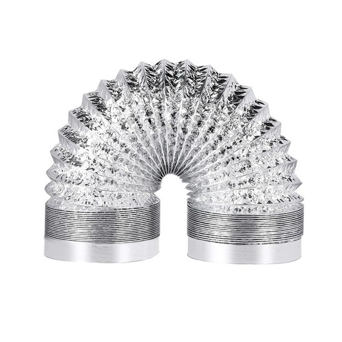 Factory direct sales bathroom heater exhaust pipe aluminum foil ventilation oil fume pipe bathroom exhaust pipe ventilation fan hose exhaust