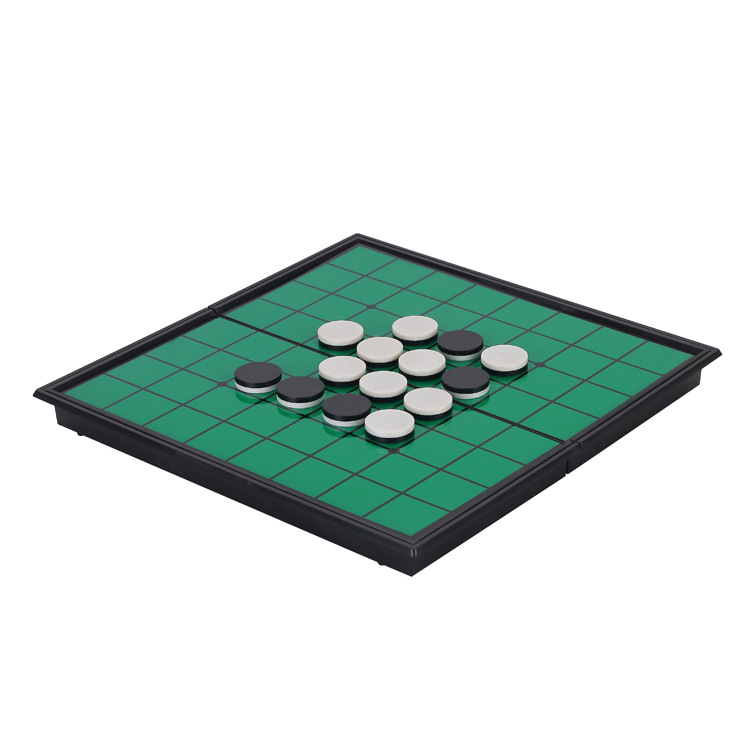 跨境SM092957磁性翻转棋 折叠棋盘磁性围棋 儿童智力五子棋套装