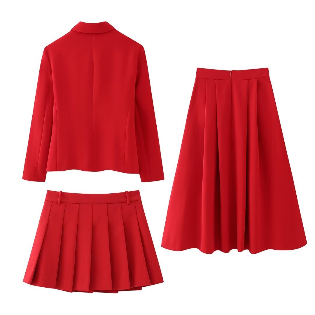 Naiste 2024. aasta kevadine uus töökoha stiilis ühevärviline minimalistlik ülikonnapintsak_voghion.com