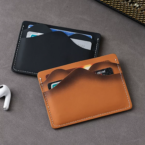 Korean Style Id Card Holder Bag, Bank Card, Bus Card, Id Card Holder, Multi-Card Slot Storage Bag, Leather Card Holder Wallet