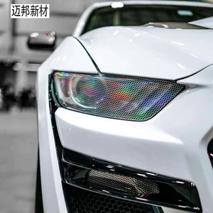 Honeycomb Laser Light Film Car Headlight Protective Film Honeycomb Universal Laser Motorcycle Headlight Film Tail Light Film