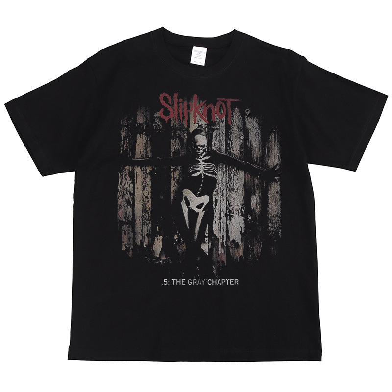Slipknot Rock Band Digital Direct Print Guns N' Roses American Street Hip-Hop Retro Short-Sleeved T-Shirt Slipknot Rock Band Digital Direct Print Guns N' Roses American Street Hip-Hop Retro Short-Sleeved T-Shirt