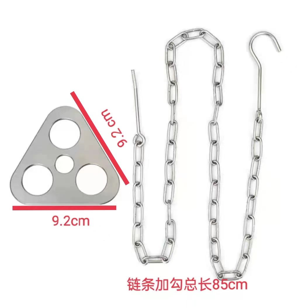 Al Aire Libre fogata estante colgante olla picnic fuego soporte de acero inoxidable portátil plegable trípode