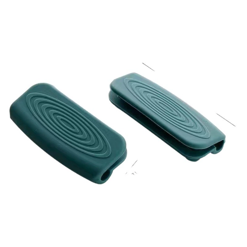 Силиконовый утолщенный кухонный горшок Зажим для теплоизоляции ушей Высокотемпературный анти-ожоговый горшок Крышка для ушей Крышка для кастрюли Пароварка Жареный суп Железная Крышка для ручки кастрюли