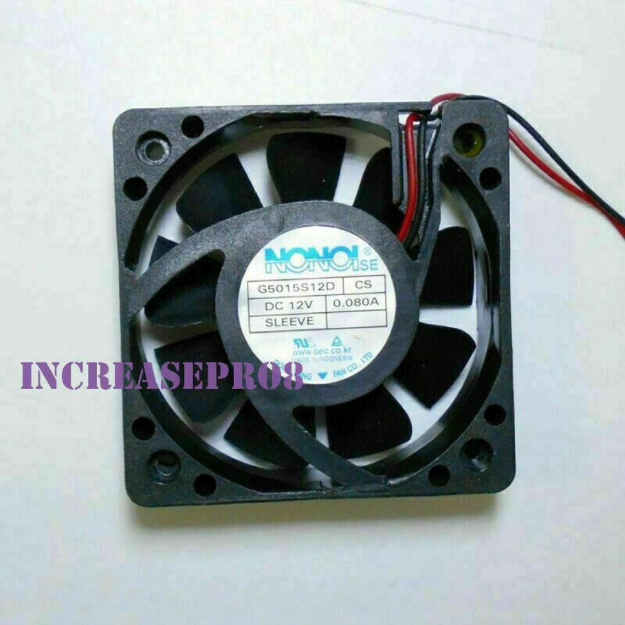 全新NONOISE G5015M12D1+6 12V 0.200A 汽车音响散热风扇5015
