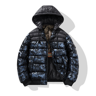 Customized Logo2024 Reversible Street New Trend Cross-Border Autumn and Winter Men's Casual Loose Versatile Warm