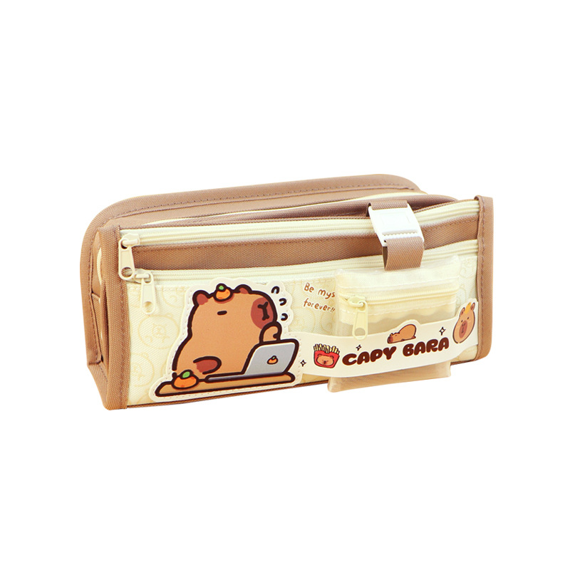 Pen, capacious school multilayer pencil case for students 5