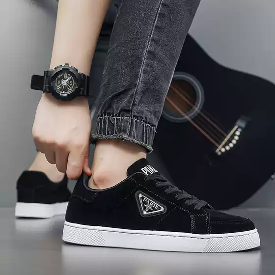 Men's Fashion Sneakers Casual Comfortable Skate Shoes Breathable Lace-Up Retro Streetwear