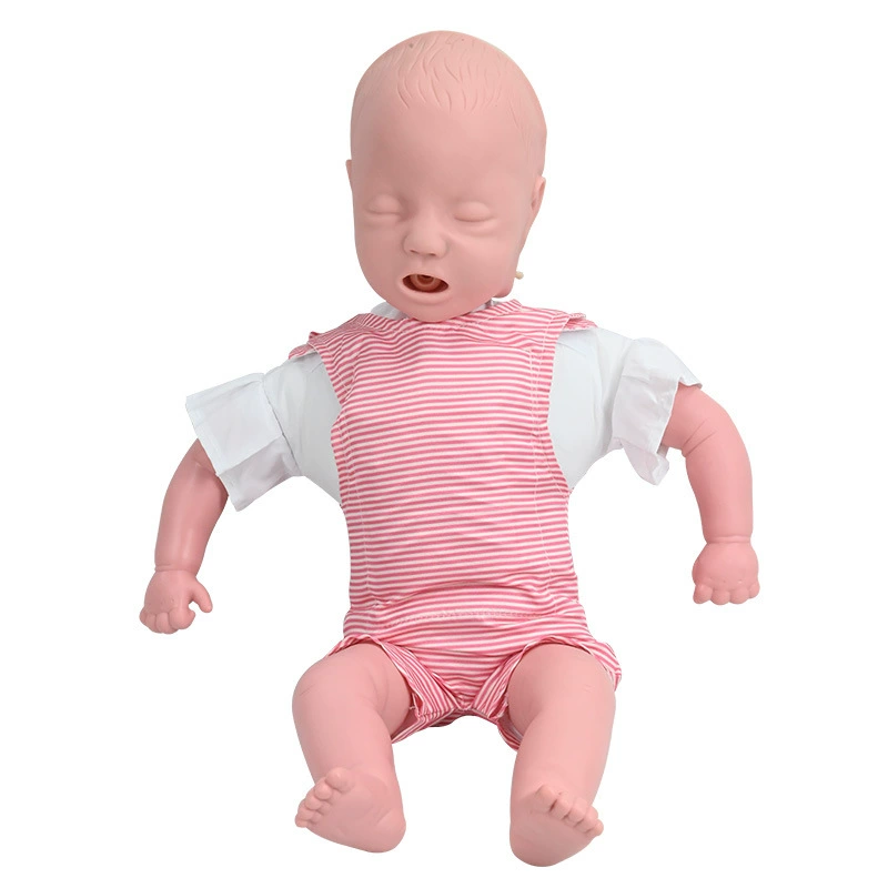Simulated infant infarction model, pediatric CPR cardiopulmonary resuscitation simulator, Heimlich first aid training teaching aids