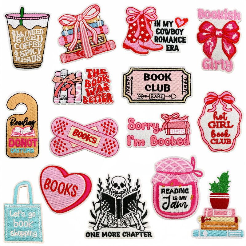 Girly Heart Series Book Embroidery Cloth Stickers Reading Decoration Computer Embroidery Clothing Accessories Badge Patch Hot Melt Adhesive Girly Heart Series Book Embroidery Cloth Stickers Reading Decoration Computer Embroidery Clothing Accessories Badge Patch Hot Melt Adhesive